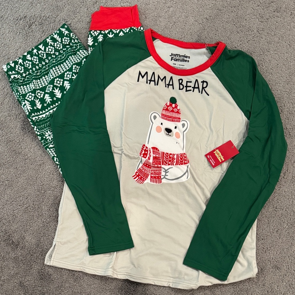 Mama Bear Jammies for your Families Pajamas Set Tall Medium